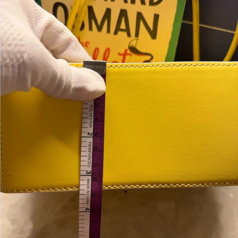 STAUD Bright Yellow Drawstring Shoulder Bag